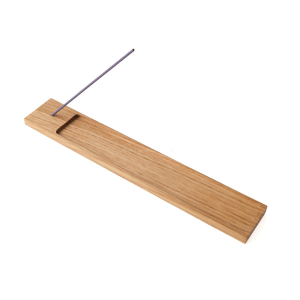 Räucherstäbchenhalter aus Edelholz Eiche