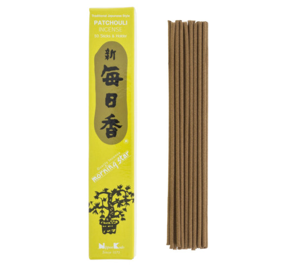Morning Star Patchouli - Japanische Räucherstäbchen Nippon Kodo