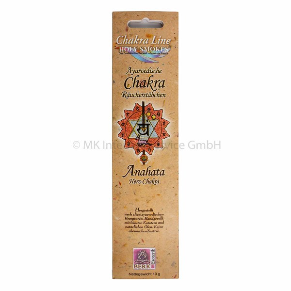 Holy Smokes Räucherstäbchen Chakra Line - Herz-Chakra (Anahata)
