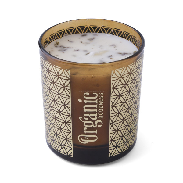 Organic Goodness Sojawachskerze Palo Santo und Zeder im Glas