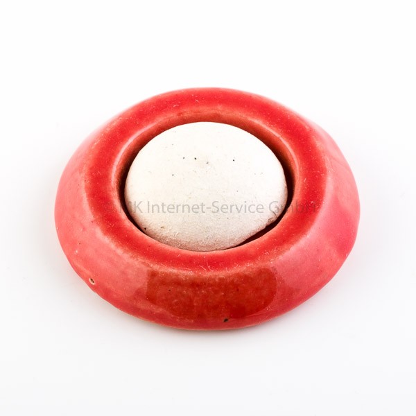 Duftstein aus Keramik, rot