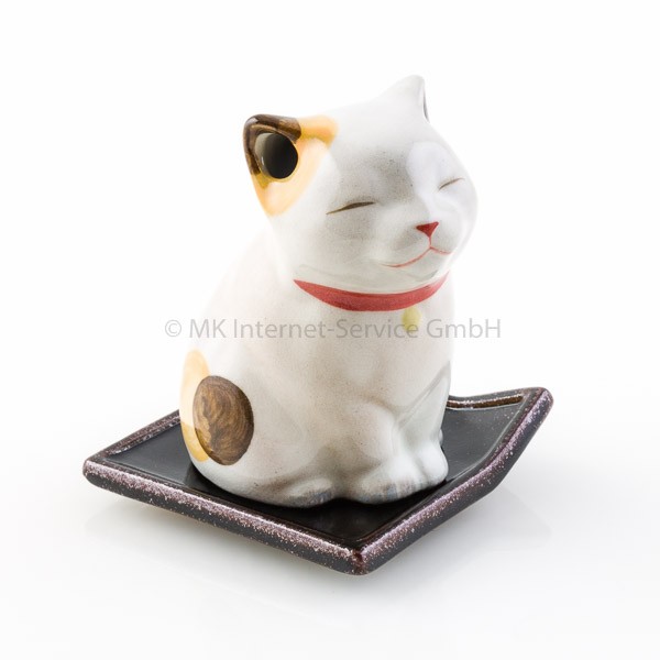 Japanisches Räuchergefäß Katze