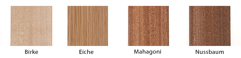 Auswahl Edelhölzer