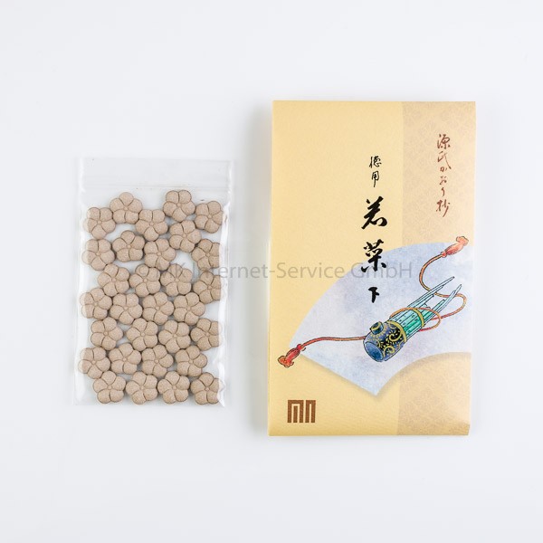 Japanische Räucherblüten Wakana (Junge Kräuter) Genji Serie Nachfüllpackung - Shoyeido Räucherwerk