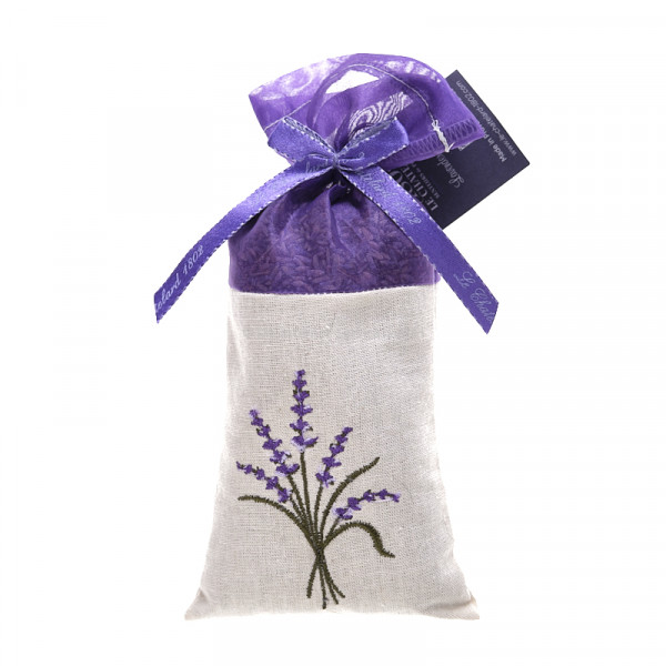 Lavendel-Duftsäckchen im Leinen-/Organzabeutel