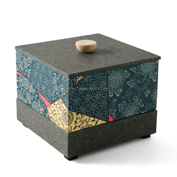 Chiyogami-Box "Mosaik" - Aufbewahrungsbox, Geschenkbox, Schmuckbox
