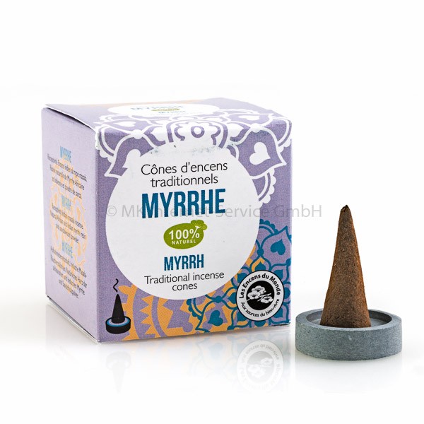 Myrrhe - Indische Räucherkegel Alte Tradition Les Encens du Monde