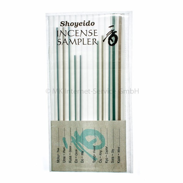 Sampler Koh Incense - Japanische Räucherstäbchen Shoyeido