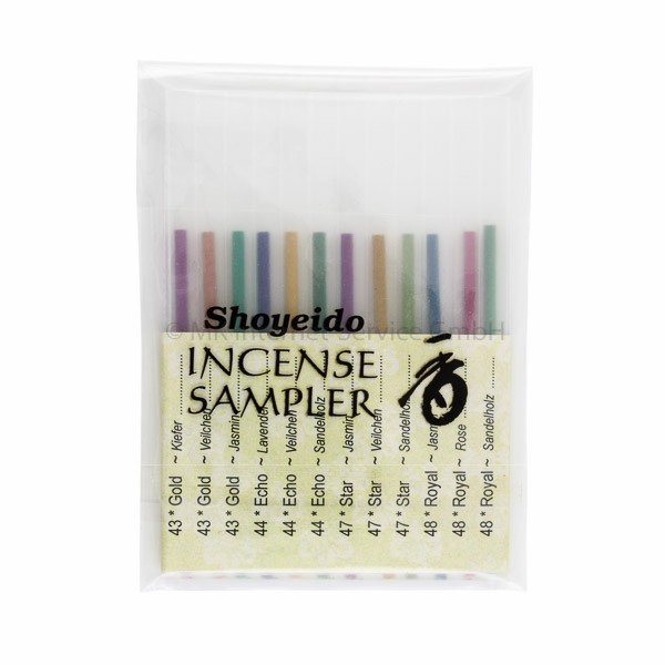 Sampler Floral World Blumendüfte - Japanische Räucherstäbchen Shoyeido