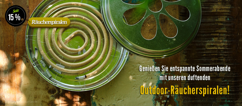 Outdoor Räucherspiralen Citronella