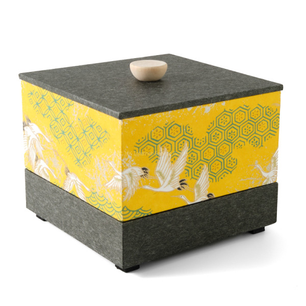 Chiyogami-Box "Kranichflug" (3-teilig)