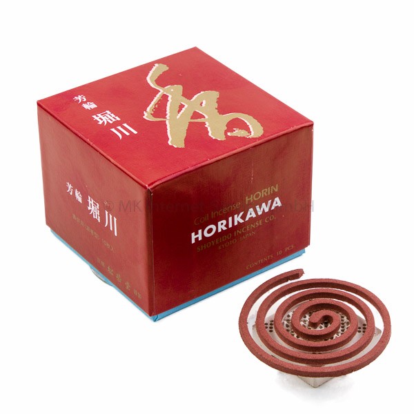 Horin Horikawa (rot) - Japanische Räucherspiralen Shoyeido
