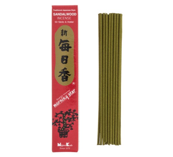 Morning Star Sandelholz - Japanische Räucherstäbchen Nippon Kodo