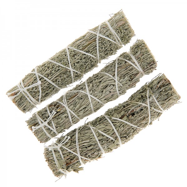 Mini Smudge Stick Shasta Sage (Blauer Salbei) - 3er Set