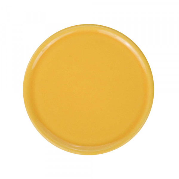Keramik-Unterteller für Duftsteine, gelb
