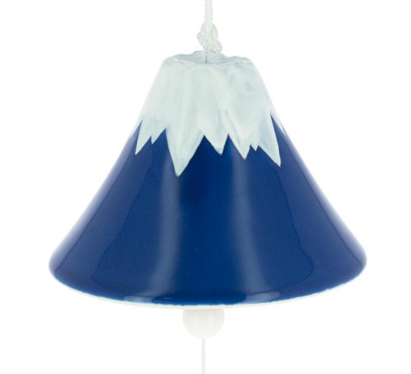 Furin-Keramikglocke „Blue Fuji“