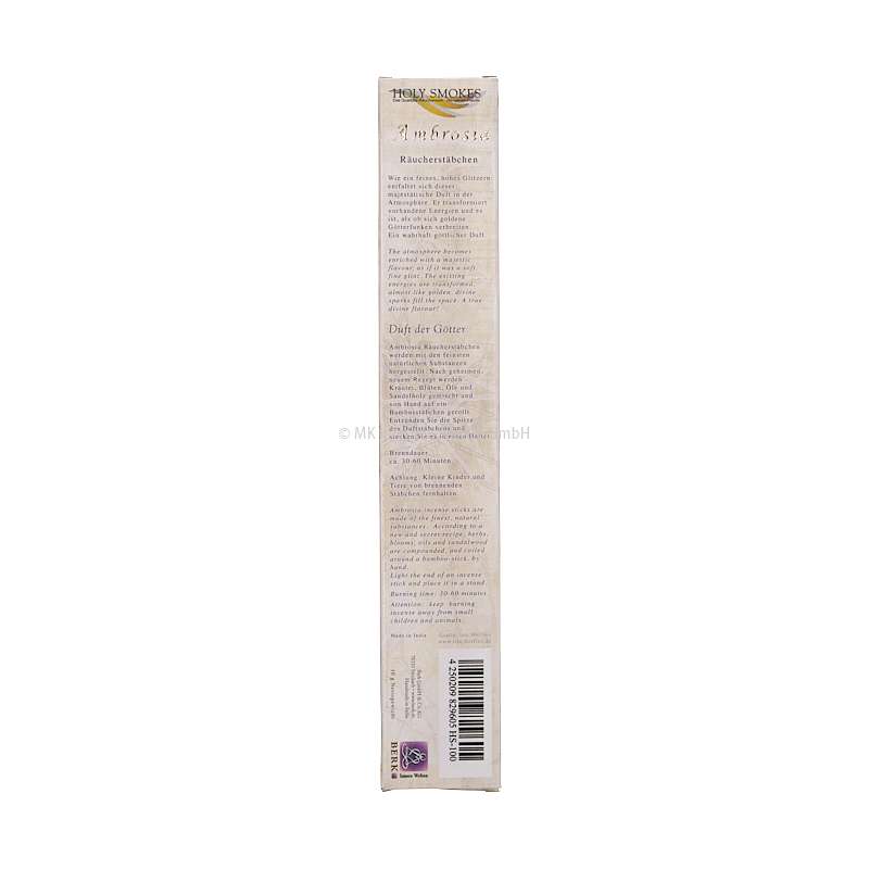 Berk HS-30 Räucherstäbchen – Zimt Duft, 10 G, Handgerollt, Naturreine Öle