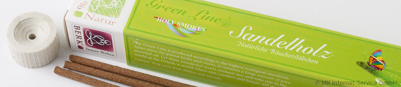 Holy Smokes Sortiment zum Kennenlernen der Düfte Green Line 100% naturrein 
