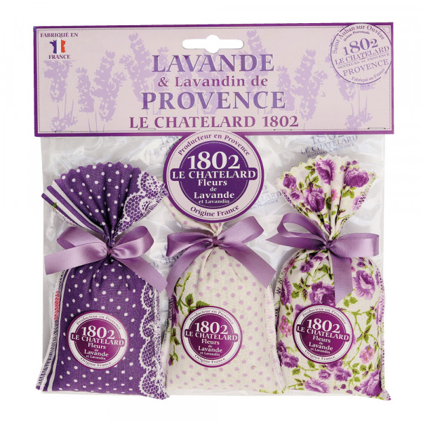 Lavendel-Duftsäckchen im 3er Set