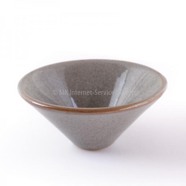 Räucherschale aus Keramik, grau