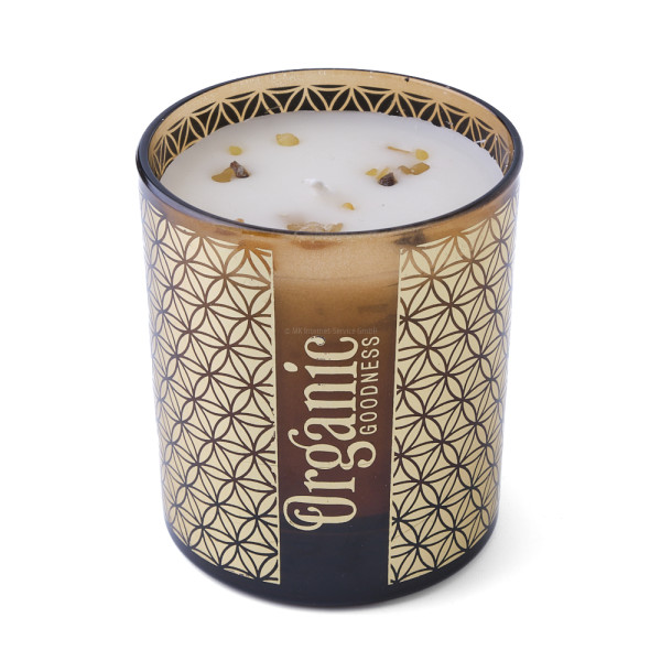 Organic Goodness Sojawachskerze Weihrauch & Myrrhe im Glas