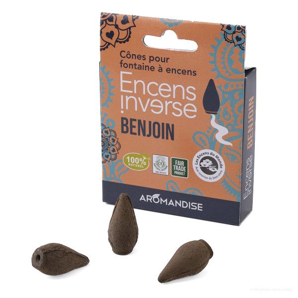 Aromandise Rückfluss-Räucherkegel Benzoe